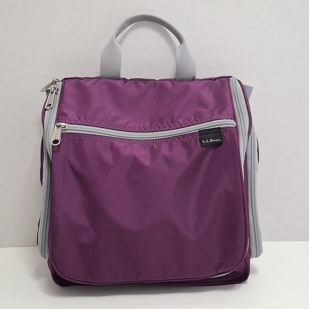 L.L. Bean Travel Toiletry Bag Personal Organizer Purple